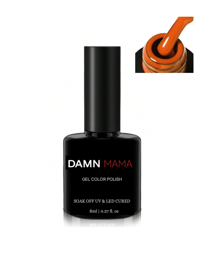 Spicy Baddie Orange Gel Polish