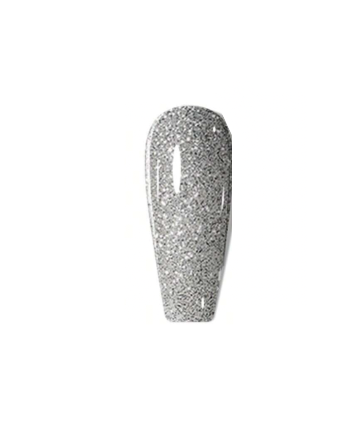 Supermodel Silver Glitter Gel Polish
