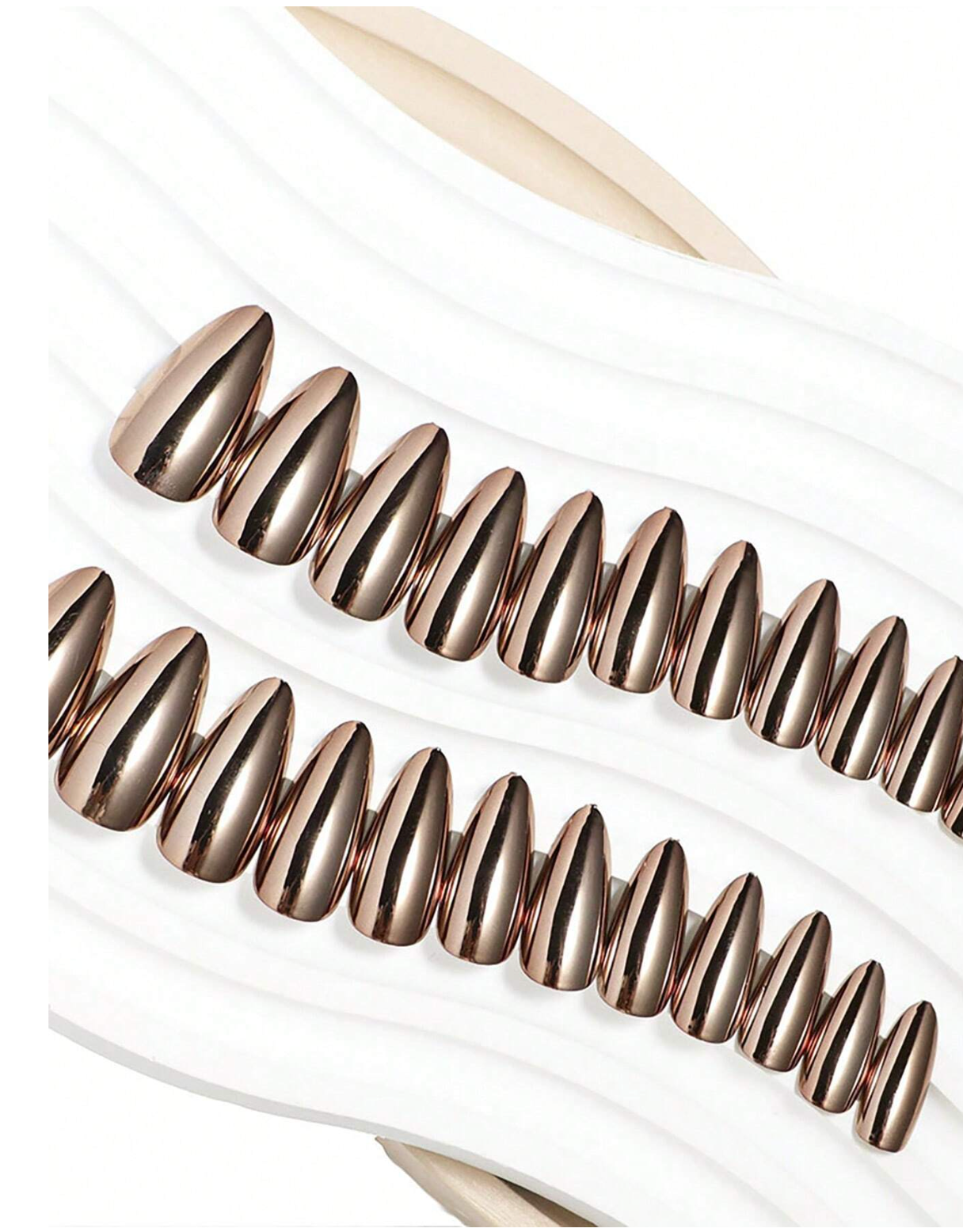 Bronze Chrome Press Ons