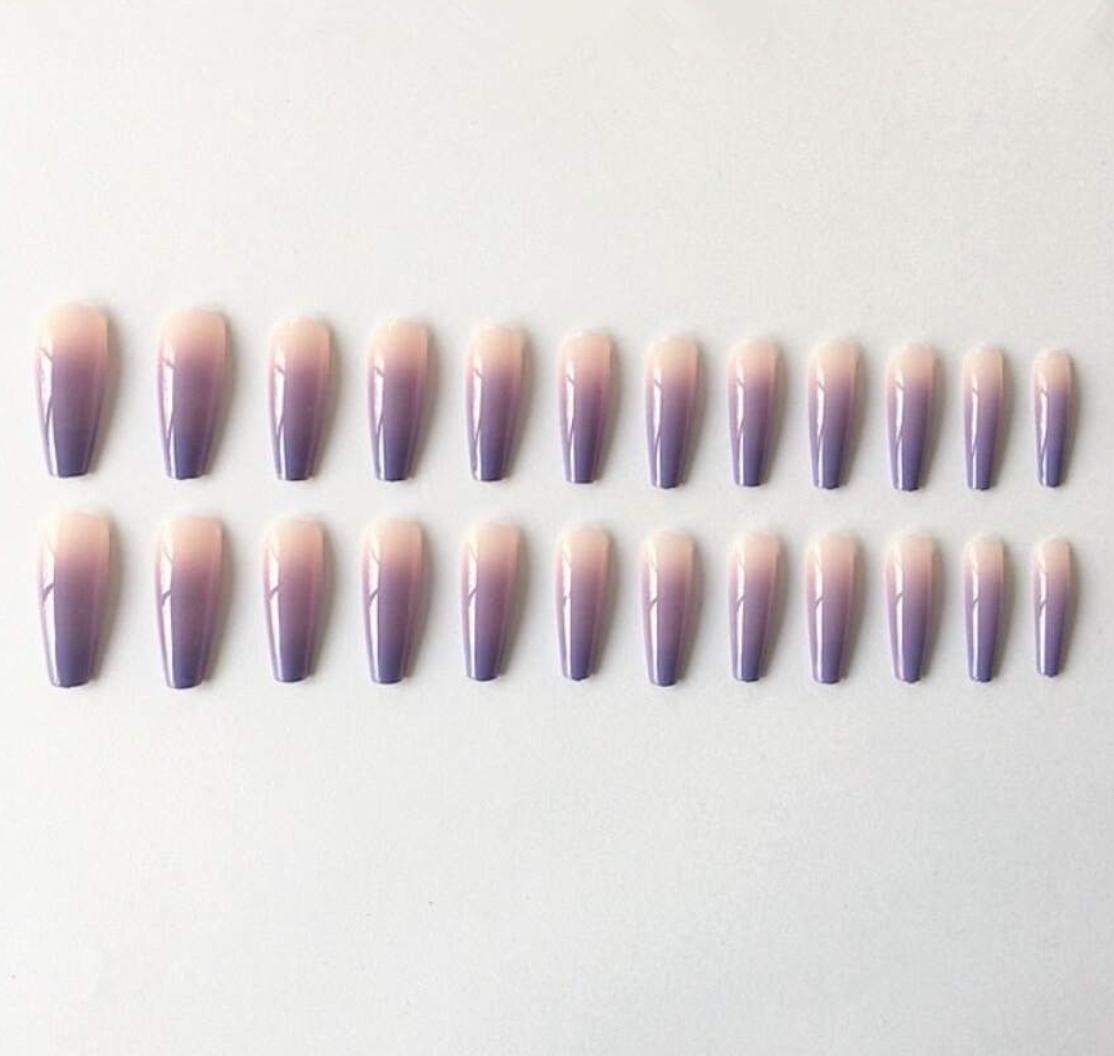 Lavender Paradise Press On Nails