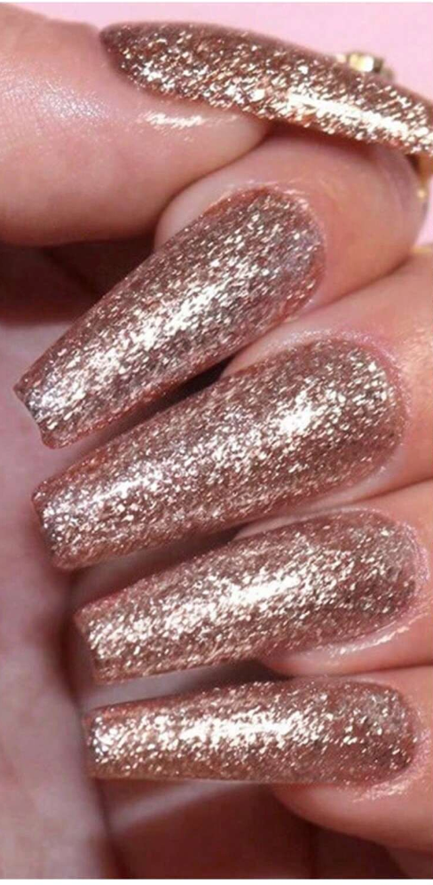DAMN Pretty Rose Pink Glitter Gel Polish