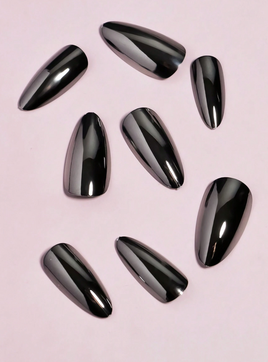 Gunmetal Chrome Press Ons