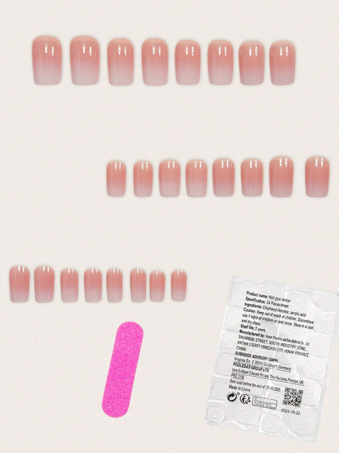 DAMN Soft Life Ombre Press Ons